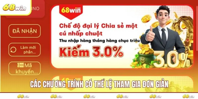Các chương trình có thể lệ tham gia đơn giản